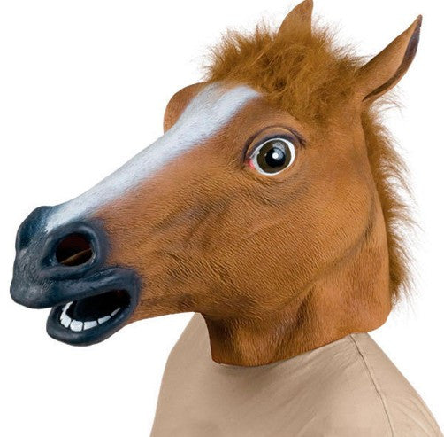 Horse Head Mask Creepy Halloween Costume