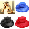 Fashion Show Wide Brim Hat Organza