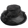 Fashion Show Wide Brim Hat Organza