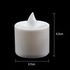 Plastic Candle Shape Light Fliker Flameless